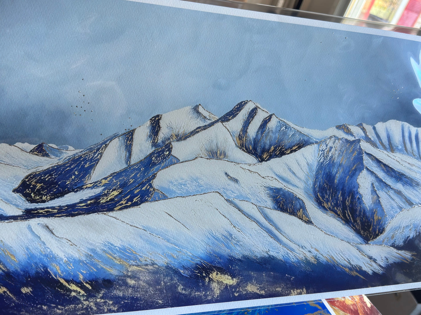Held In The Ascent - Hand-Embellished Prints 12" x 24"