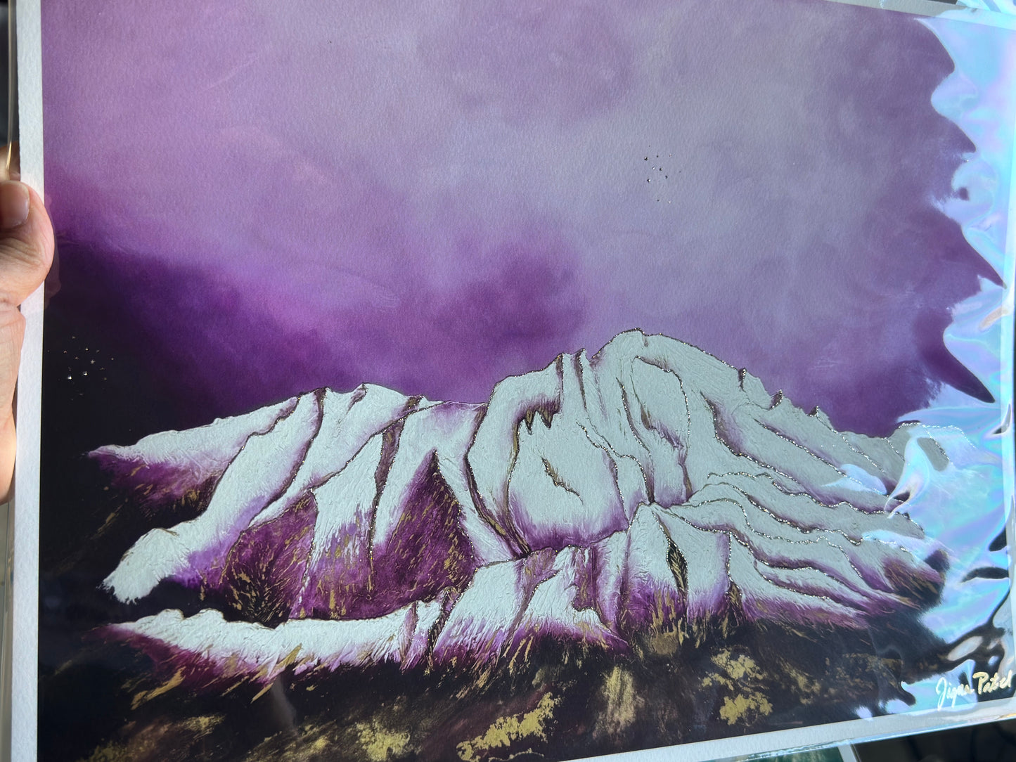 The Courage To Stand - Hand-Embellished Prints 12" x 16"