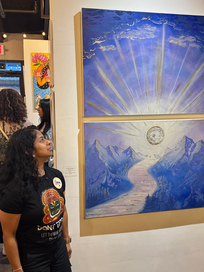Prakriti and Purusha Diptych